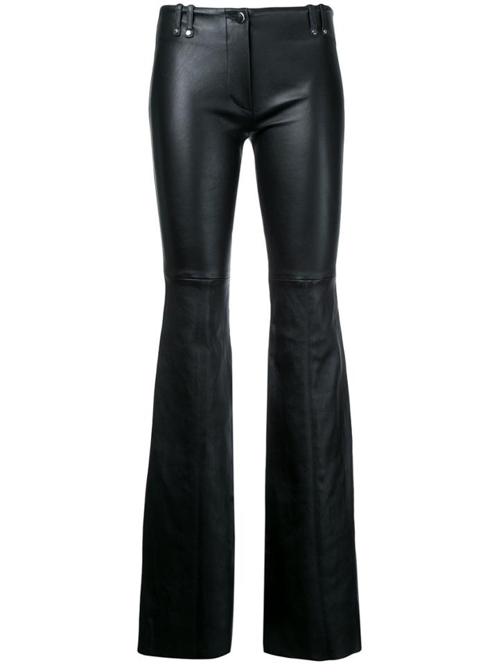 Plein Sud Flared Trousers - Black