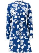 Aybi Floral Print Tie Waist Dress - Blue