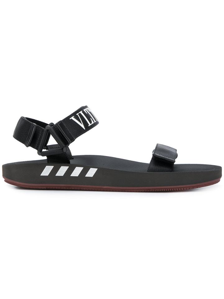 Valentino Vltn Sandals - Black