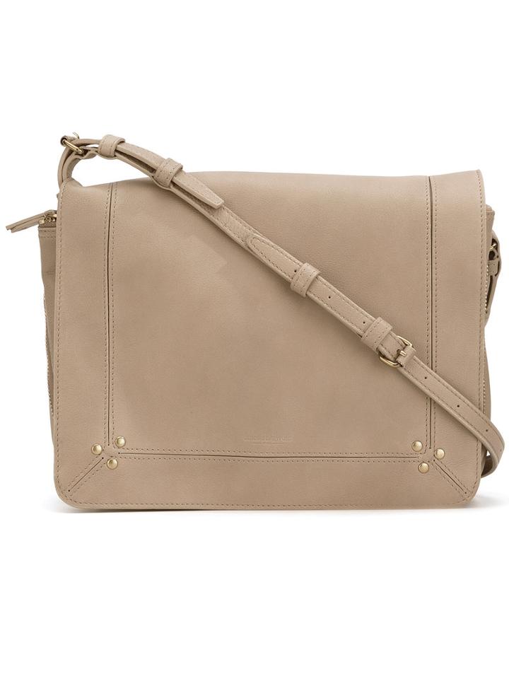 Jérôme Dreyfuss - Igor Shoulder Bag - Women - Cotton/calf Leather/goat Skin - One Size, Nude/neutrals, Cotton/calf Leather/goat Skin