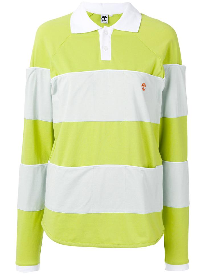 Telfar - Striped Top - Women - Cotton - M, Green, Cotton