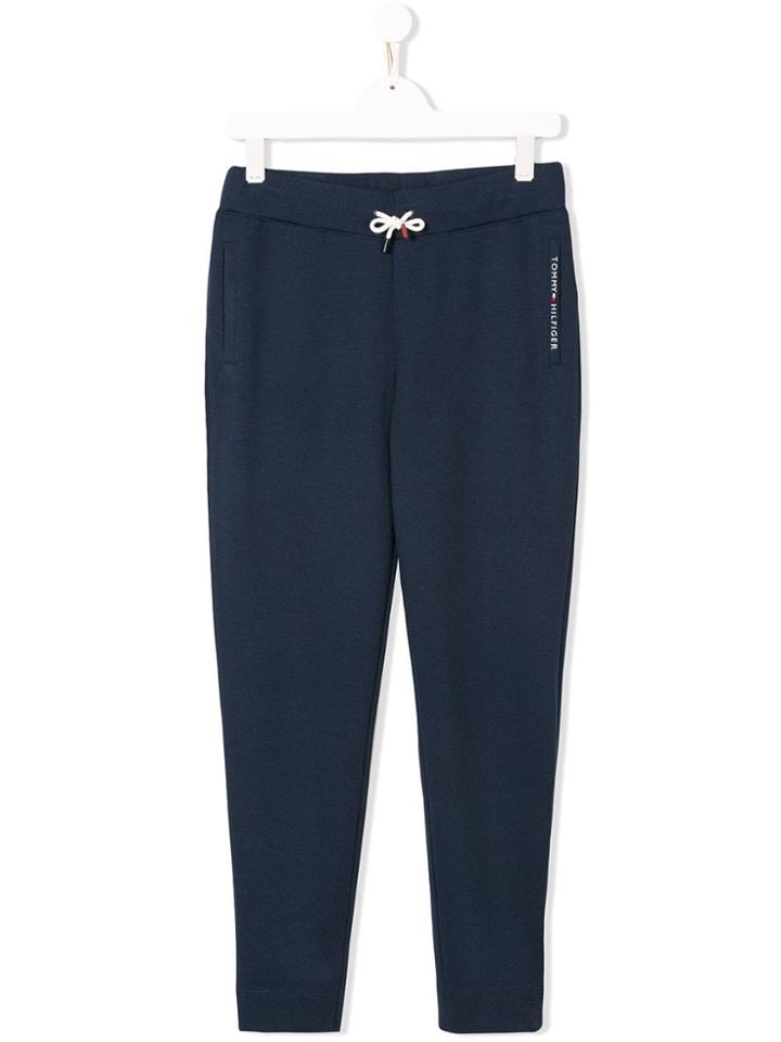 Tommy Hilfiger Junior Drawstring Track Trousers - Blue