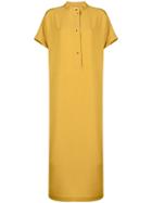 Agnona Side Slits Oversized Dress - Gold