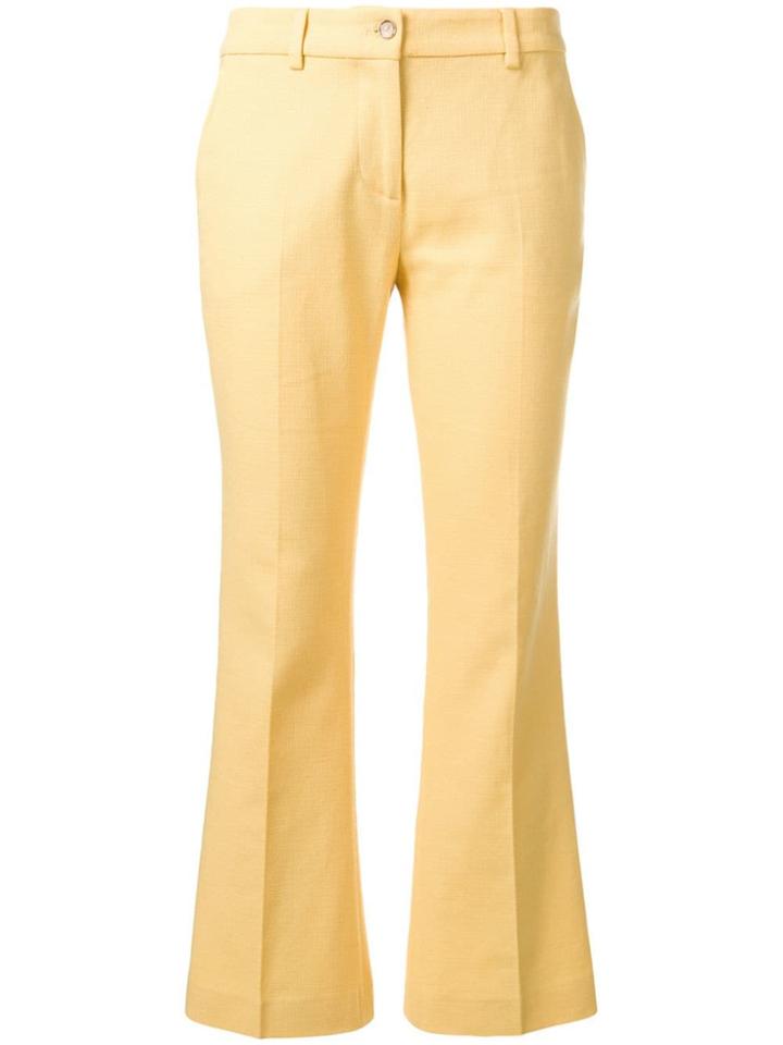 Pt01 Jaine S Flared Trousers - Yellow
