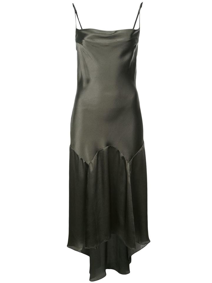 Fleur Du Mal Teardrop Midi Dress - Green
