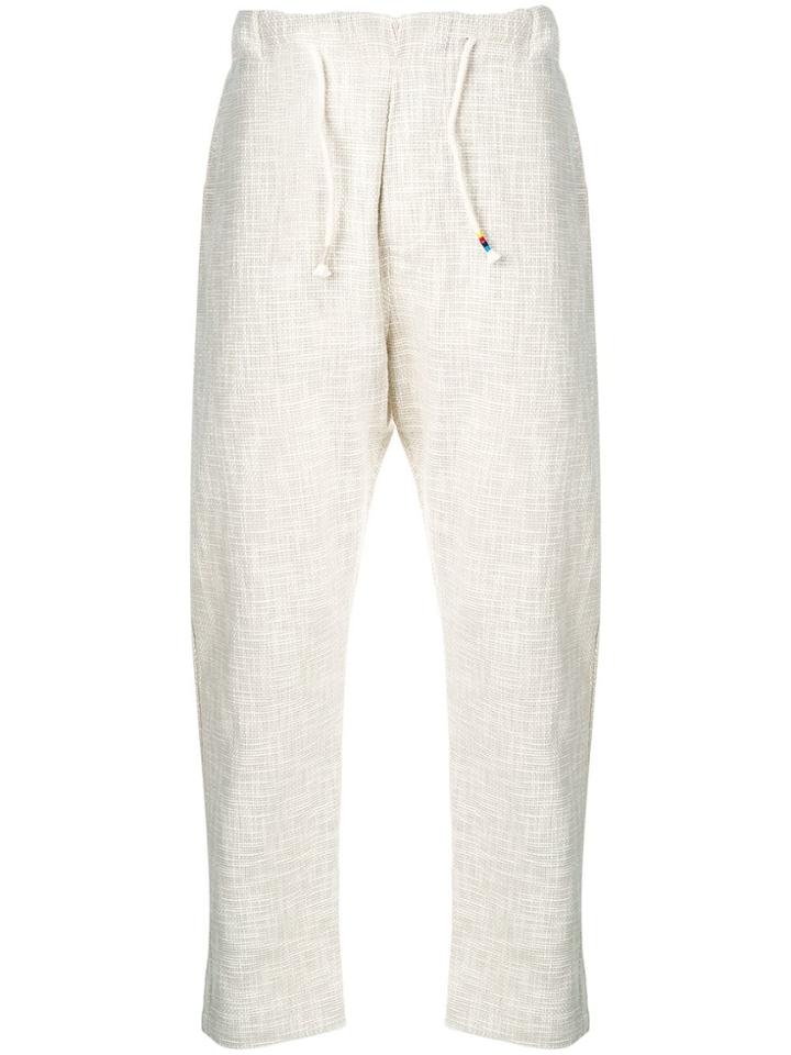 The Silted Company Textured Trousers - Neutrals