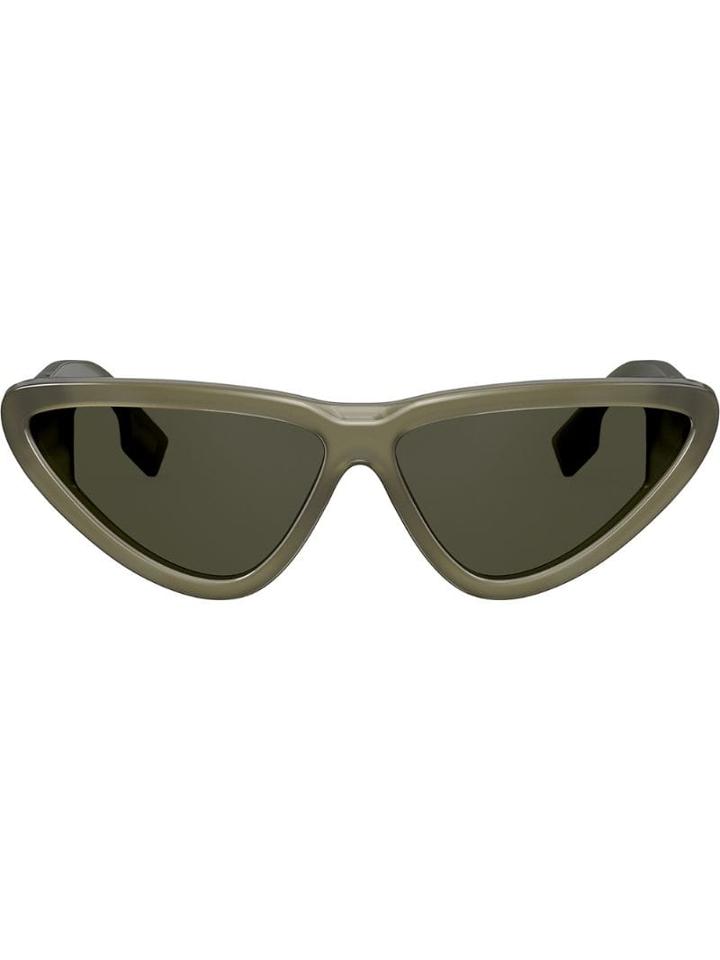 Burberry Eyewear Cat Eye Sunglasses - Green