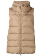 Herno Padded Vest, Women's, Size: 40, Nude/neutrals, Polyamide/feather Down