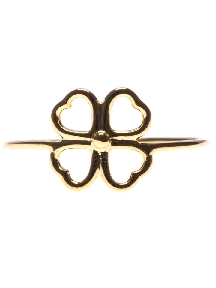 Aurelie Bidermann Clover Ring - Metallic