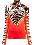 Proenza Schouler Tie-dye Turtleneck Sweatshirt - Orange