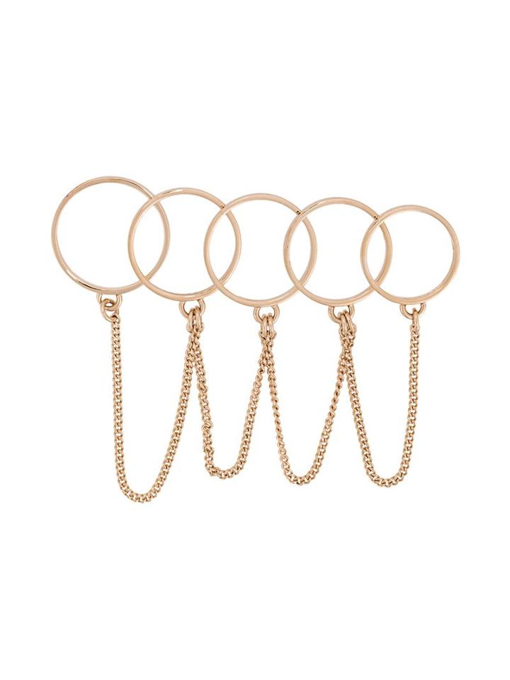 Eddie Borgo 'thin Five Finger' Ring