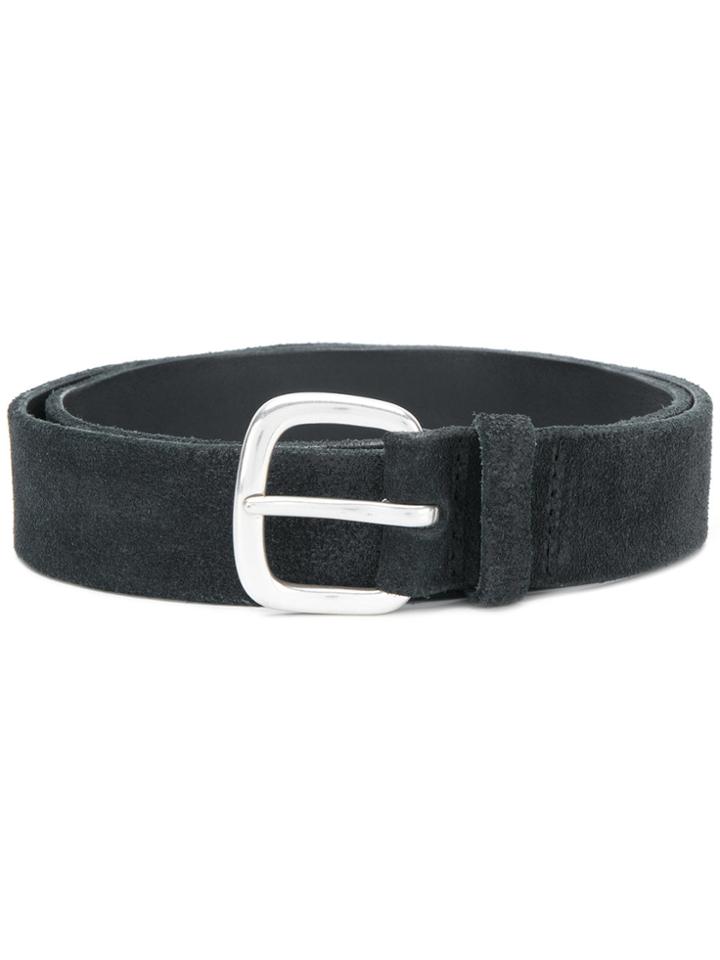 Orciani Classic Suede Belt - Black
