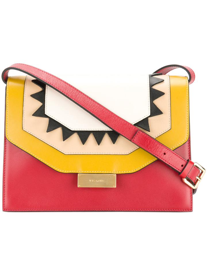 Visone Small Carrie Shoulder Bag - Red