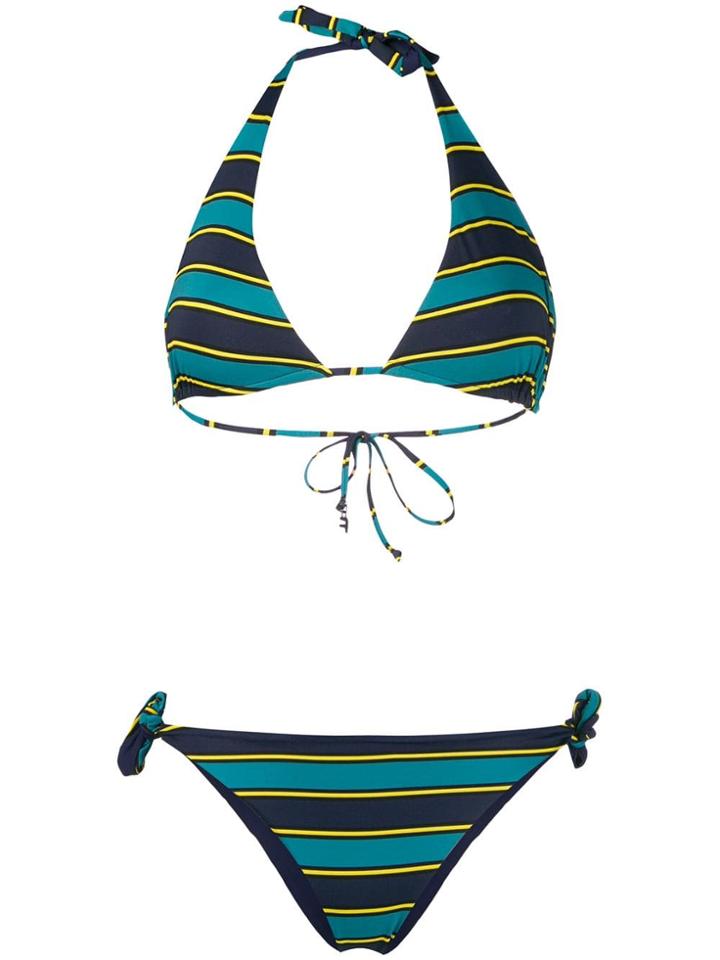 Fisico Striped Bikini - Blue