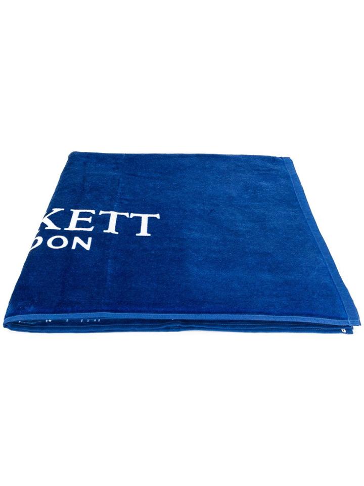 Hackett Sail Print Beach Towel - Blue