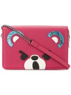 Hysteric Glamour Hysteric Bear Mini Bag - Pink & Purple