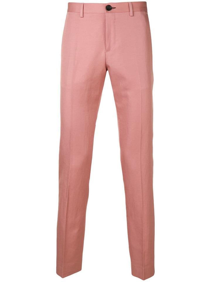 Ps Paul Smith Slim Trousers - Pink