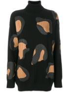 Marco De Vincenzo Turtle Neck Knitted Dress - Black