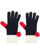 Chinti & Parker Pompom Gloves - Blue