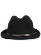 Woolrich Trilby Hat, Women's, Black, Acrylic/viscose/wool/chlorofibre
