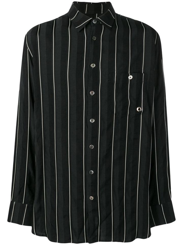 Études Portrait Striped Shirt - Black