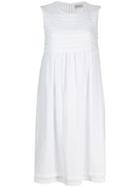 Peserico Striped Panel Dress - White
