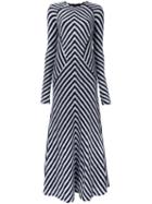 Haider Ackermann 'briggs' Dress, Women's, Size: Xs, White, Acrylic/polyamide/mohair