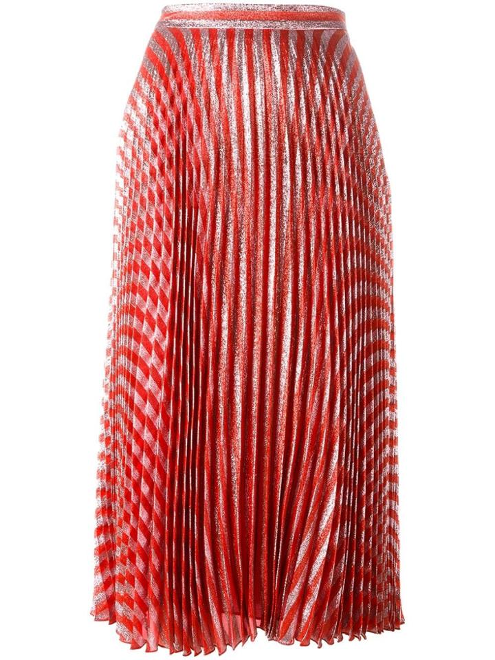 Gucci Pleated Skirt - Red
