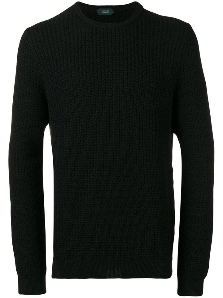 Zanone Basic Jumper - Black