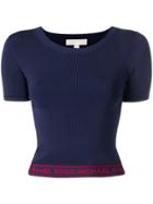 Michael Michael Kors Fitted Logo T-shirt - Blue