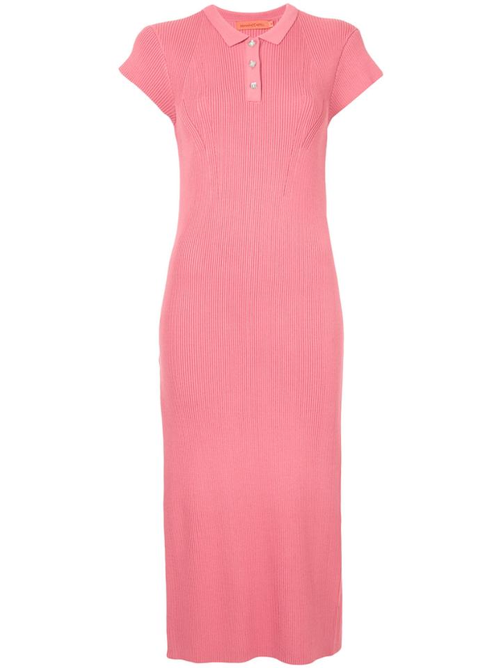 Manning Cartell Mvp Ribbed Knit Dress - Pink & Purple