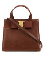 Ferragamo Vintage Vara Tote, Women's, Brown