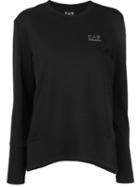 Ea7 Emporio Armani Glitter Logo Jumper - Black