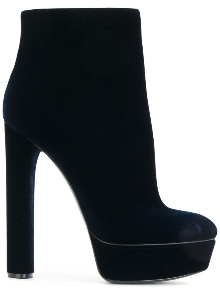 Casadei Platform Boots - Blue