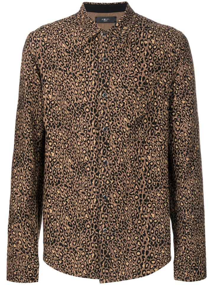 Amiri Leopard Print Shirt - Multicolour
