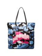 Valentino Multicoloured Camouflage Print Quilted Tote
