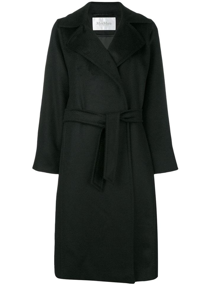 Max Mara Wrapped Trench Coat - Black