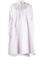 Thom Browne Collage Circle Shirtdress - White