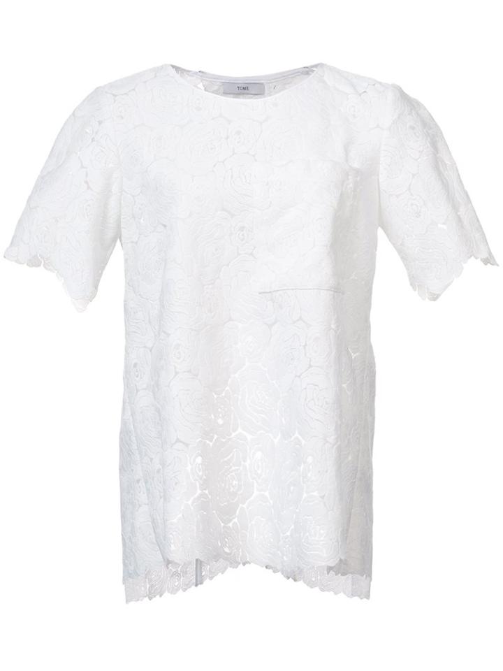 Tome Rose Lace T-shirt