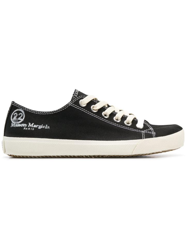 Maison Margiela Cleft Toe Sneakers - Black