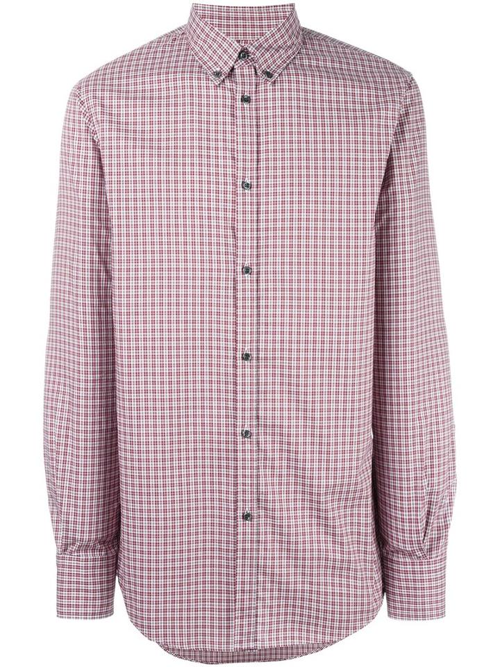 Dsquared2 - Checked Shirt - Men - Cotton - 54, Red, Cotton