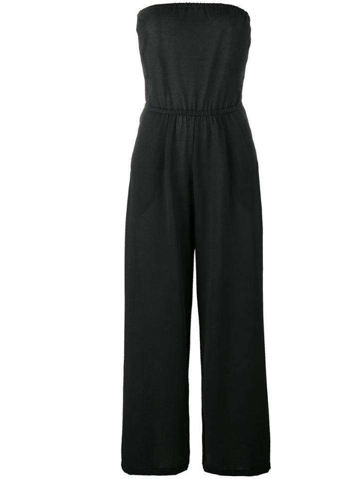 Prism Bustier Wide-leg Jumpsuit - Black