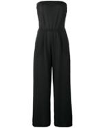 Prism Bustier Wide-leg Jumpsuit - Black