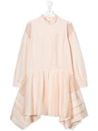 Chloé Kids Crochet Detail Dress - Pink