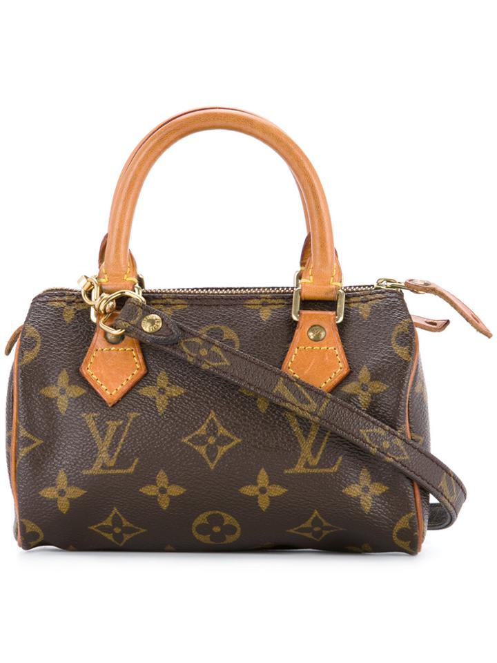 Louis Vuitton Vintage Monogram Mini Speedy Handbag - Brown