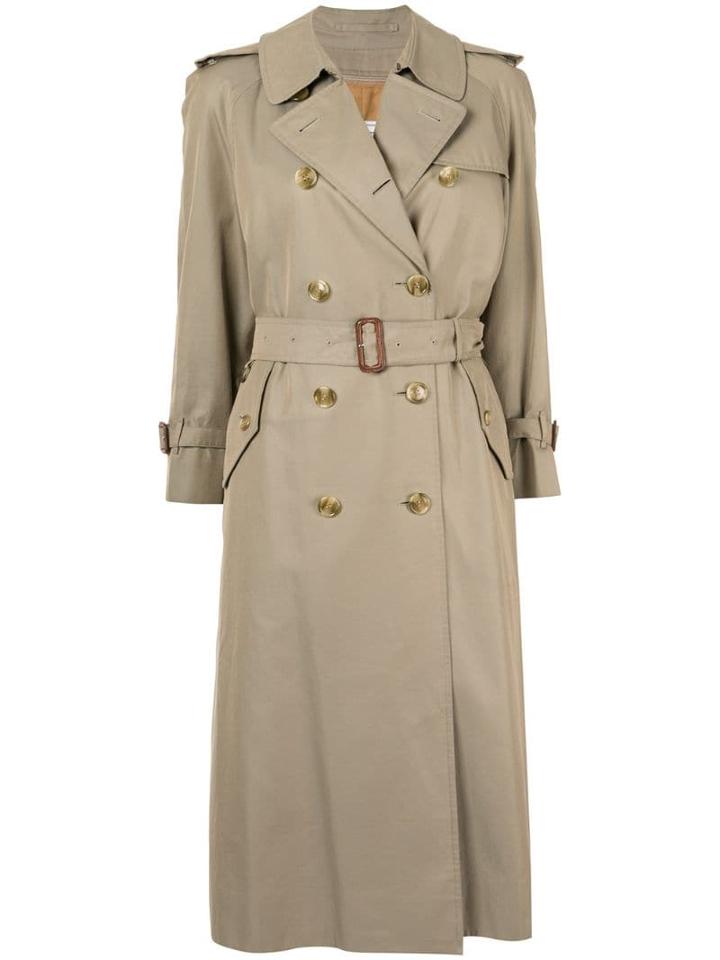Burberry Pre-owned Double-breasted Trench Coat - Neutrals