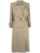 Burberry Pre-owned Double-breasted Trench Coat - Neutrals