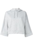 Puma Wide Sleeves Hoodie, Women's, Size: Small, Grey, Cotton/polyester
