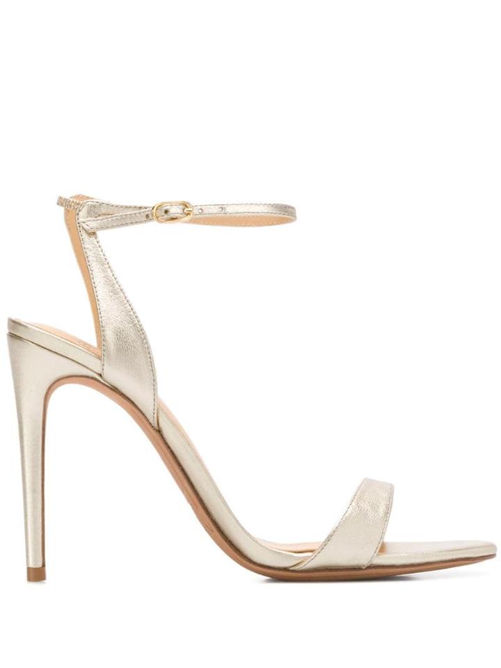 Alexandre Birman Heeled Lea Sandals - Gold