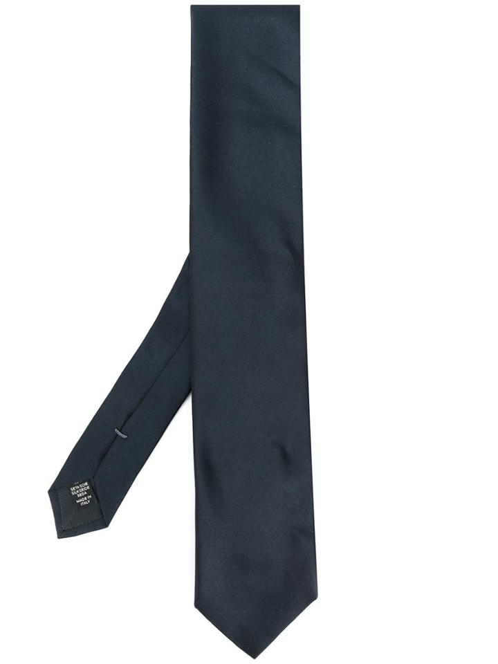 Ermenegildo Zegna Plain Tie - Blue